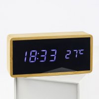 LED настолен часовник +аларма и температура , снимка 5 - Други - 23709963