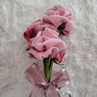 Ръчно изработени рози, снимка 5 - Декорация за дома - 35319141