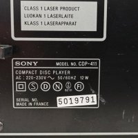 CD player SONY CDP-411, снимка 9 - MP3 и MP4 плеъри - 30438453