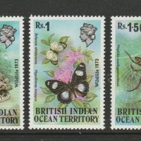Британски индийски океан. 1973. Фауна. Риби. Насекоми.