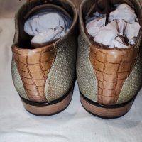 Стилни и италиански обувки от естествен велур Roberto Renzo №43, снимка 8 - Официални обувки - 35508465