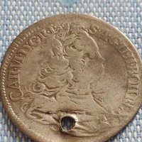 Сребърна монета 6 кройцера 1732г. Карл шести Прага Бохемия 13654, снимка 5 - Нумизматика и бонистика - 42915260