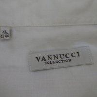 Мъжка риза с къс ръкав от лен Vannucci , снимка 4 - Ризи - 25382916