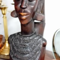 Фигура от Африка , снимка 2 - Антикварни и старинни предмети - 42766415
