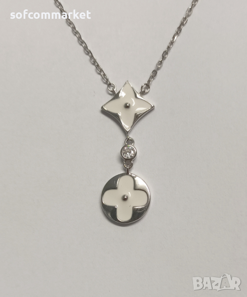 Сребърно колие 4,54 гр., снимка 1