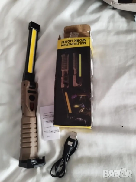 🔦 LED фенер FL96 с USB зареждане , снимка 1