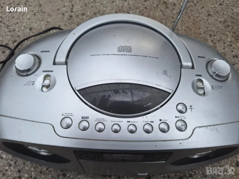 Стерео радиокасетофон,SD плейер"Terris RRC24", снимка 1