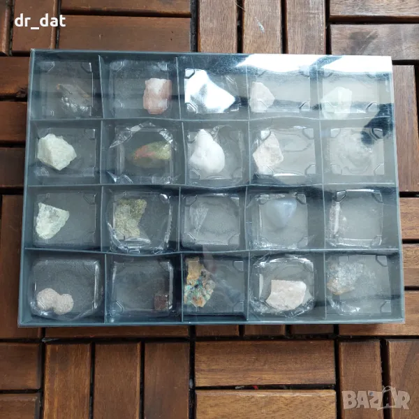 Кутии с минерали - 20 броя, снимка 1