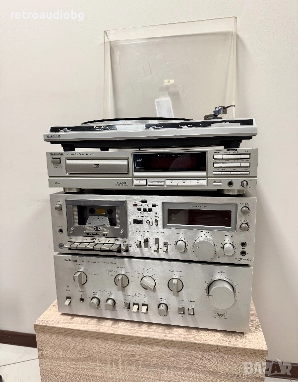 🔊Висок клас аудио система Technics - Усилвател, триглав дек, CD и грамофон + опция тонколони🔊, снимка 1