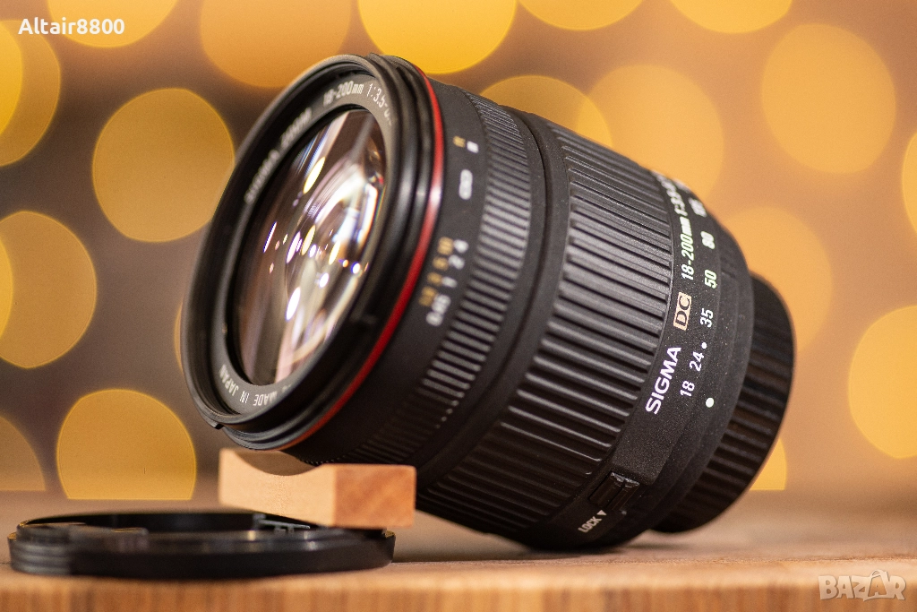 Sigma 18-200mm f/3.5-6.3D DC DX обектив Никон, снимка 1