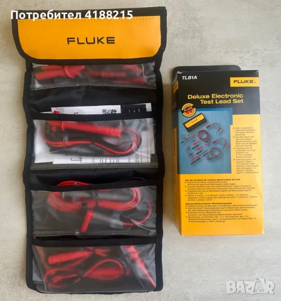 Fluke TL81A set / комплект сонди и накрайници за мултиметър, снимка 1