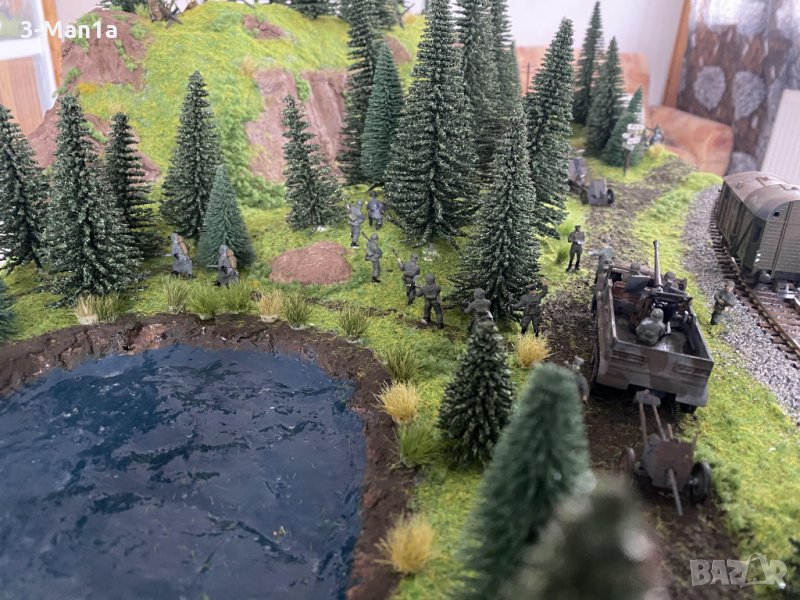Диорама 1:72 Битка (сцена) - МАКЕТ, снимка 1