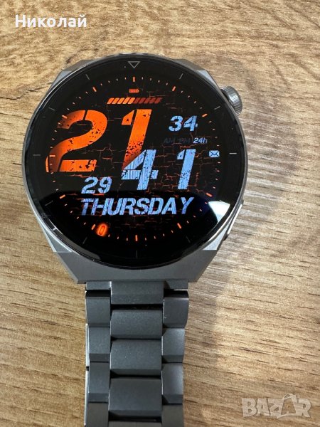 Huawei watch gt3 pro titanium.С гаранция от Технополис, снимка 1