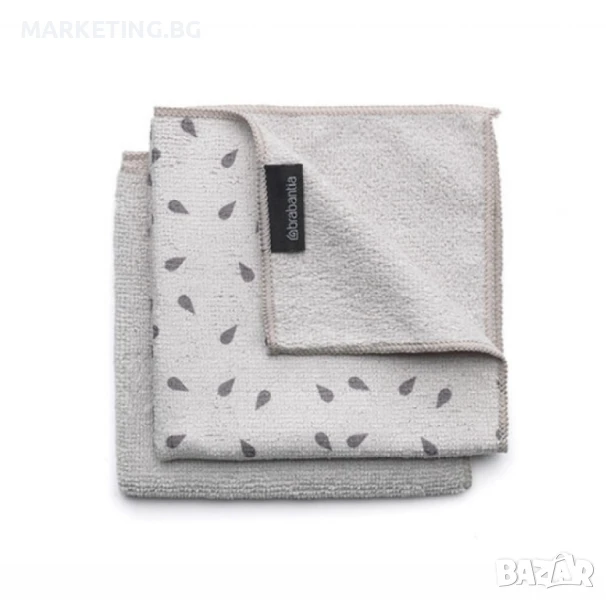 Комплект  микрофибърни кърпи,  Brabantia SinkSide Light Grey, 2 броя, снимка 1