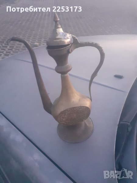 Ибрик месинг и джезве мед лот, снимка 1