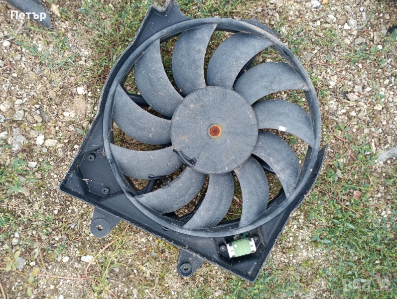Вентилатор перка воден радиатор Фиат панда 2003-2012г 51829974, снимка 1