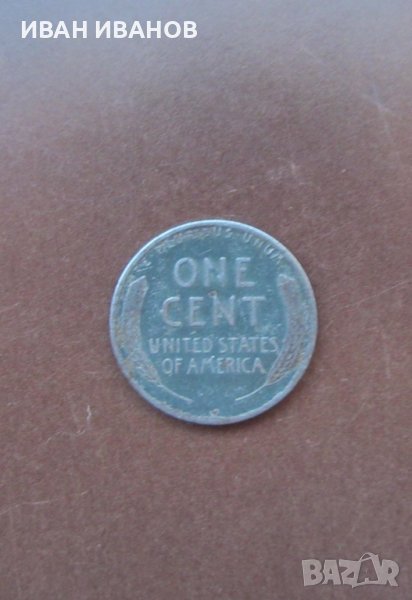 1 ЦЕНТ 1943 година, САЩ - рядка, снимка 1