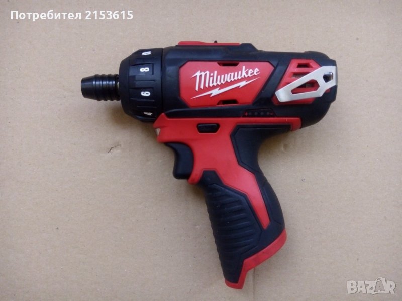 оригинален Milwaukee M12 BD 1/4 hex бит винтоверт 12V, снимка 1