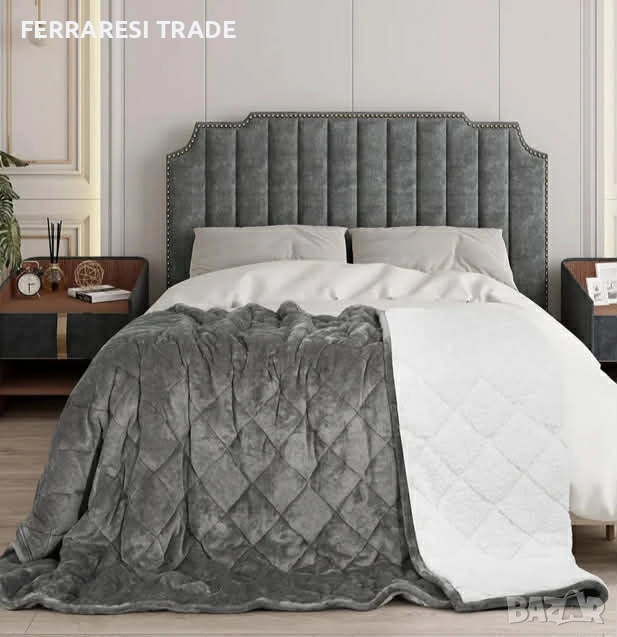 Тежко одеало / Утежнено сиво одеяло 150x200,9 kg, снимка 1