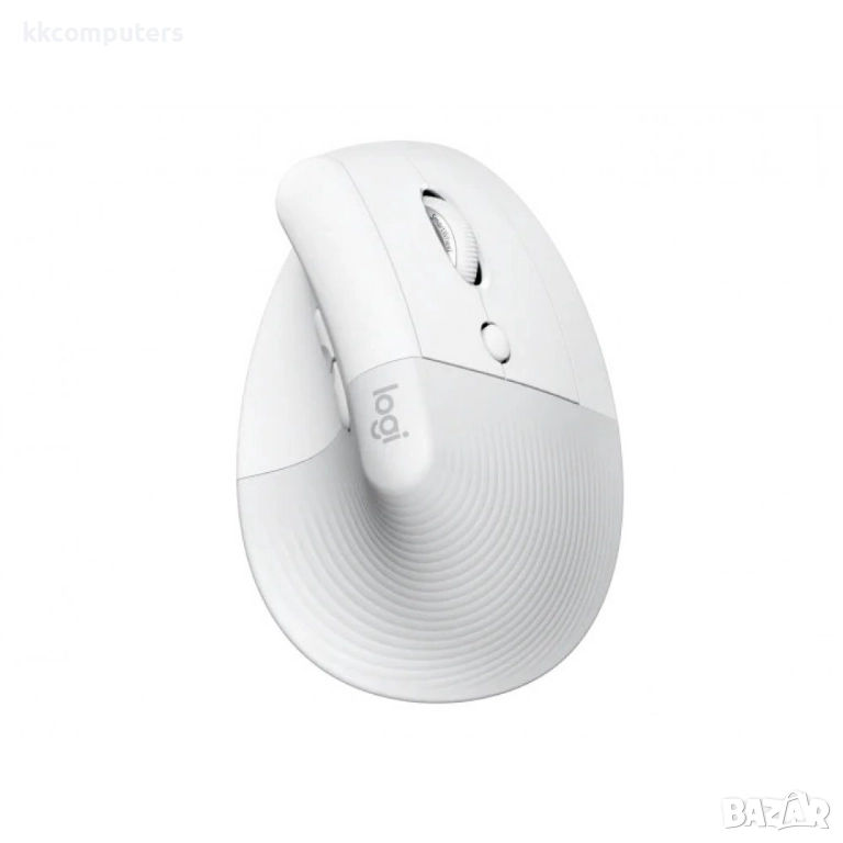 Logitech Lift Vertical Ergonomic Безжична мишка- Logi Bolt/USB, Вертикална ергономична, 4000 DPI, за, снимка 1