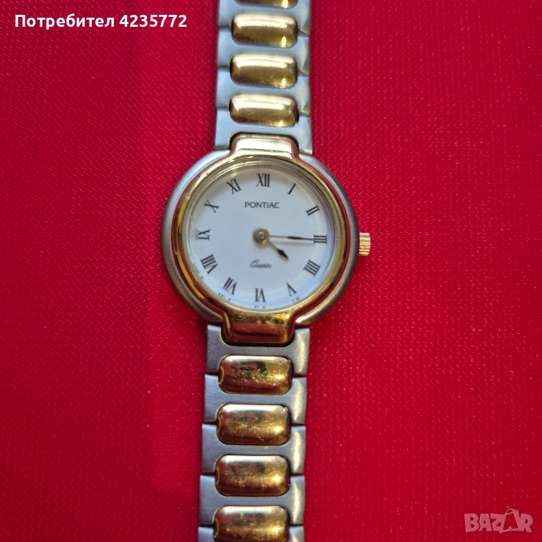 Швейцарски кварцов дамски часовник PONTIAK. , снимка 1