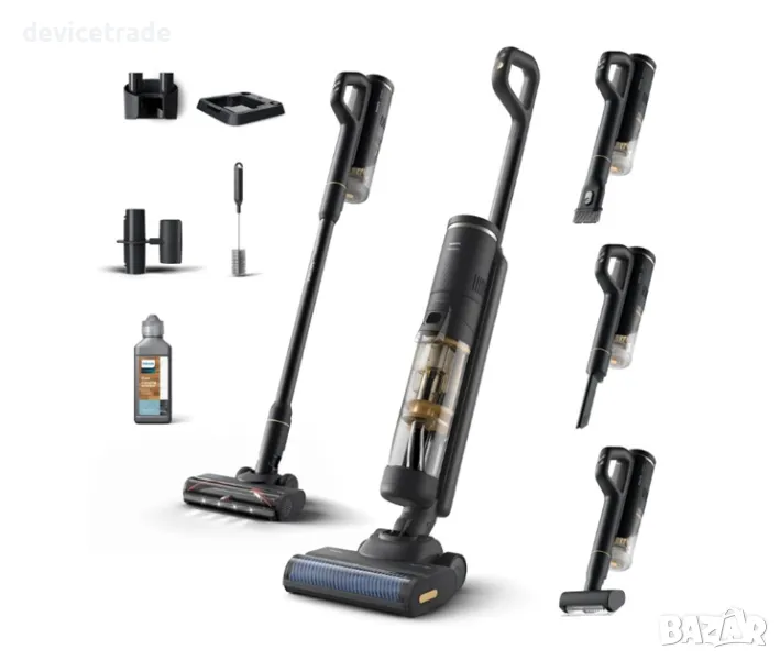 Вертикална прахосмукачка 3-in-1 Philips AQUA TRIO серия 7000 XW7264/11, снимка 1