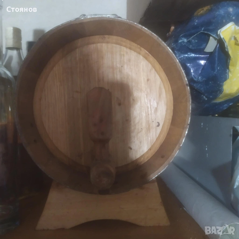 Дървено буре за ракия, снимка 1