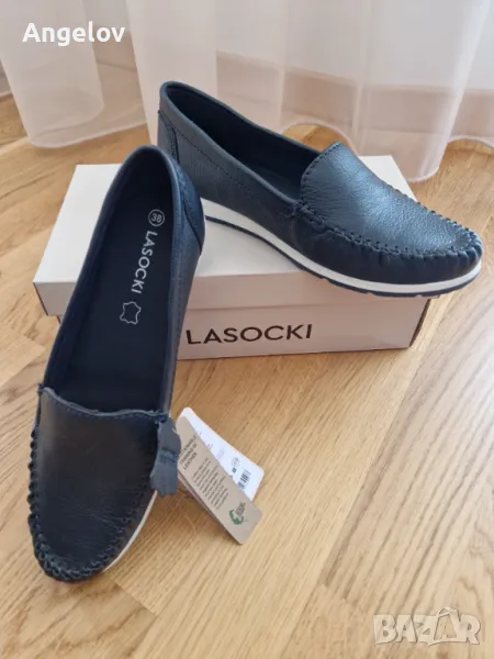 Нови дамски обувки Lasocki, 38  р-р, ест. кожа, снимка 1