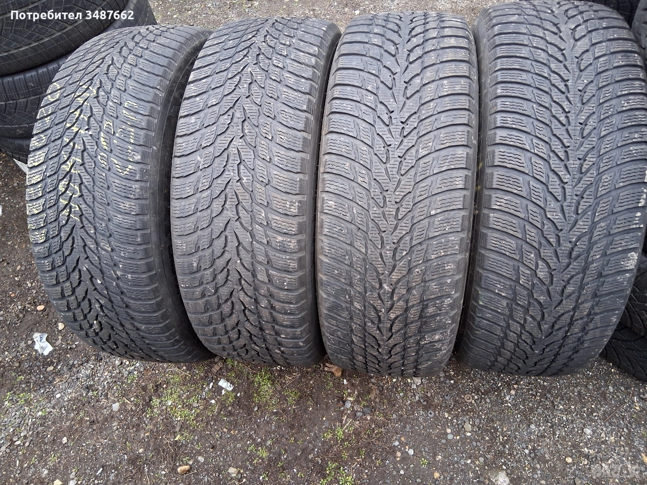 275 60 20 NOKIAN 4броя зимни дот 2023г , снимка 1