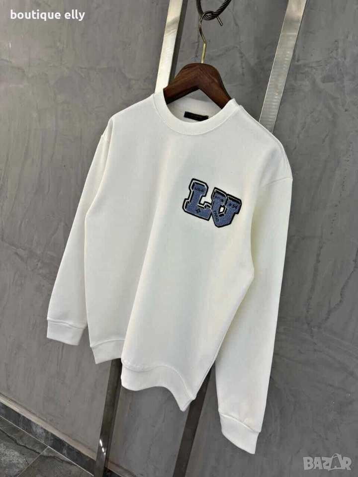 мъжка блуза - синьо, бяло, черно, снимка 1