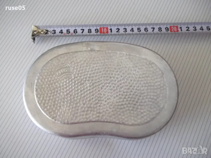 Кутия "ALUVA" за храна алуминиева от соца, снимка 1