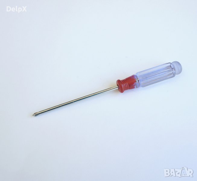 Отвертка кръстата с намагнитен връх 3x75mm, снимка 1