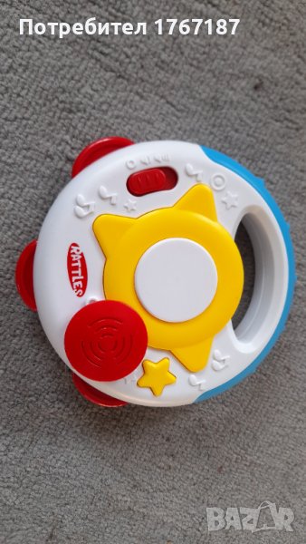 Музикална играчка, дайре, възраст 6+ месеца, снимка 1