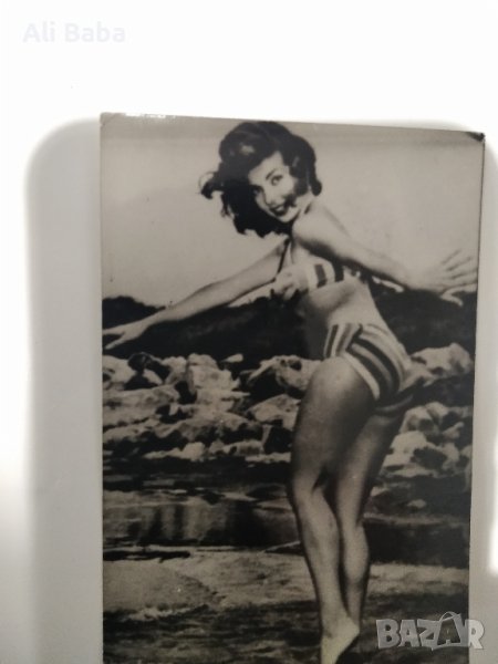 Картичка/снимка актрисата Аби Лейн , снимка 1