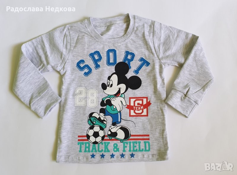 Блуза Мики Маус - 86,92 см, снимка 1