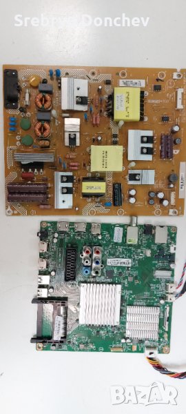 Main board 715G8132-M0E-B00-005K и захранване 715G7350-P01-000-0025 от телевизор Philips 43PUH6101, снимка 1