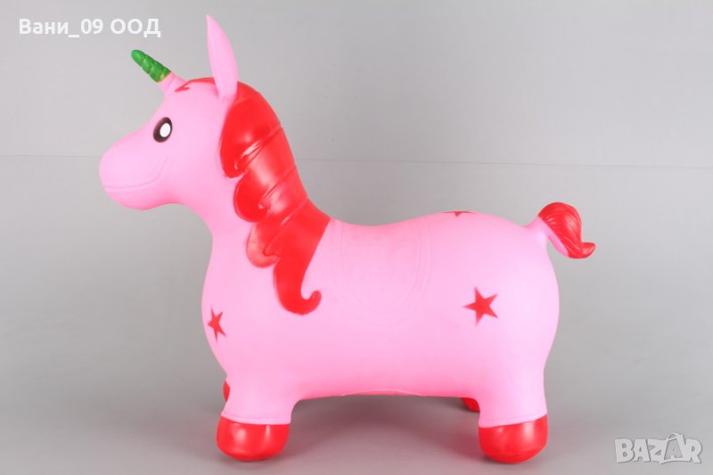 Детски еднорог за подскачане със звуци и светлини, снимка 1