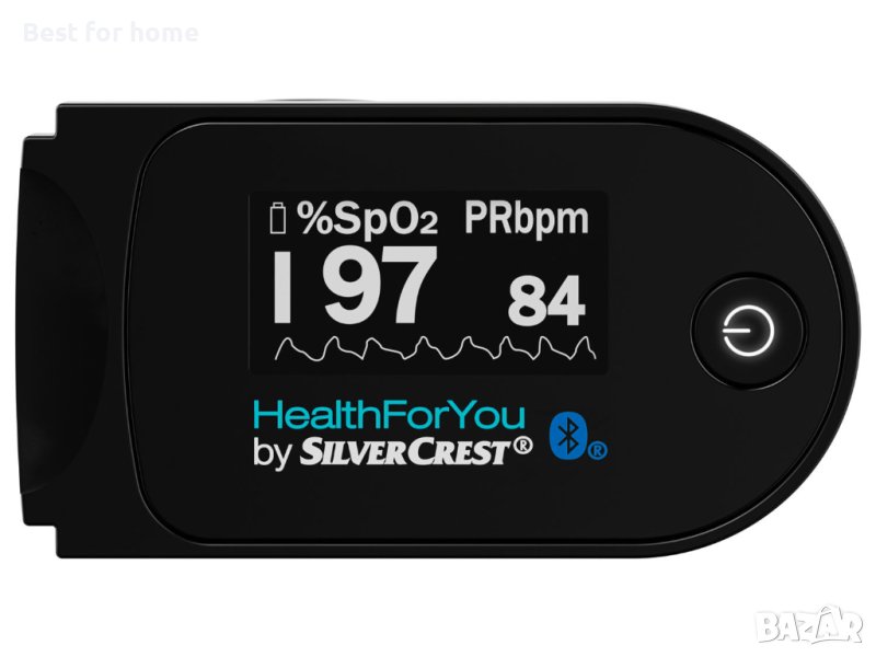 Пулсоксиметър, с Bluetooth® SILVERCREST® PERSONAL CARE, снимка 1