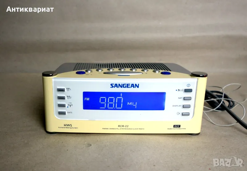 Топ модел настолен радио-часовник Sangean RCR-22, снимка 1