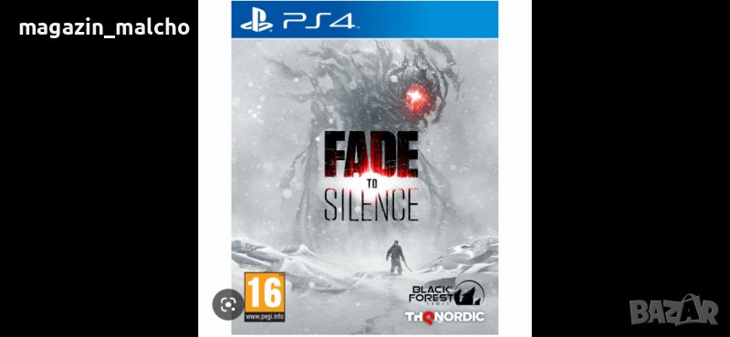 PS4 игра - Fade to Silence , снимка 1