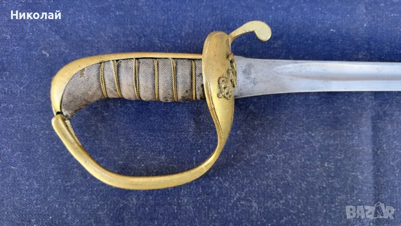 Швеция подофицерска морска сабя модел 1876г., снимка 1