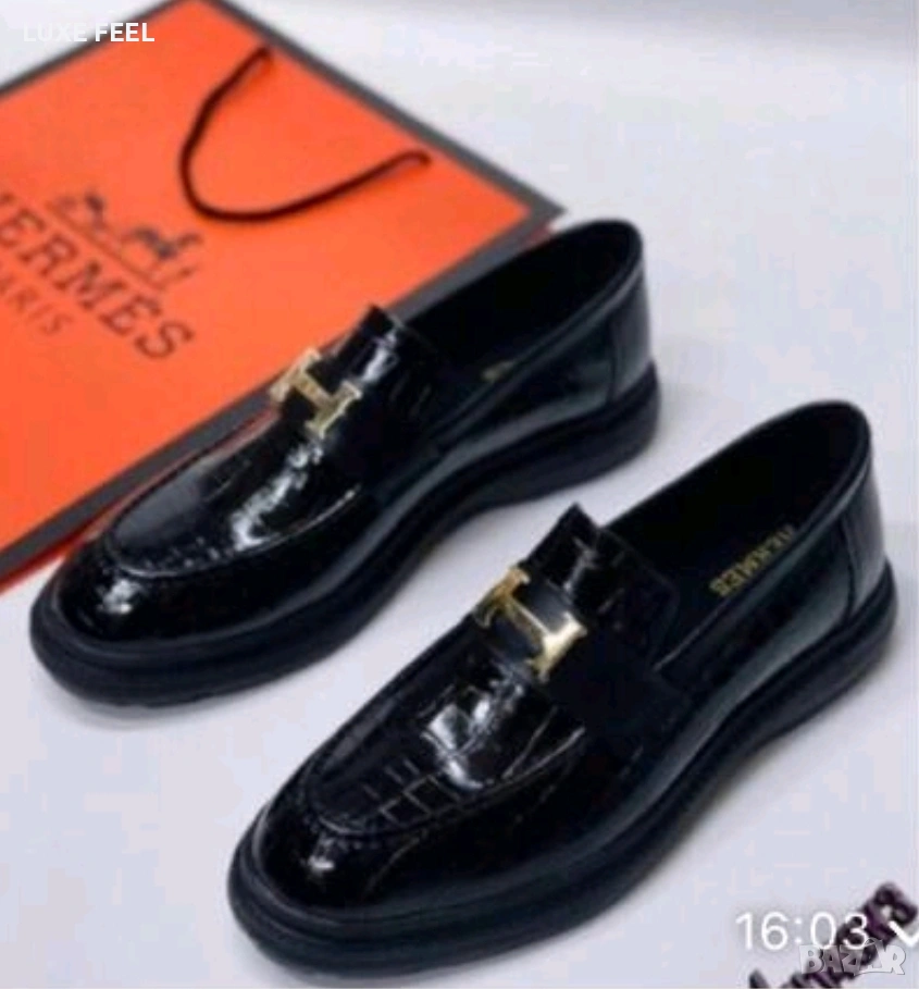 HERMES ⚜️Мъжки Обувки , снимка 1