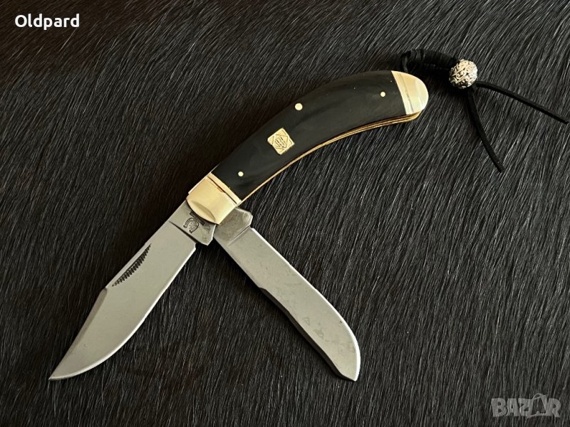 Bow Trapper High Carbon . Мощен сгъваем ловен нож.  (RR1572), снимка 1