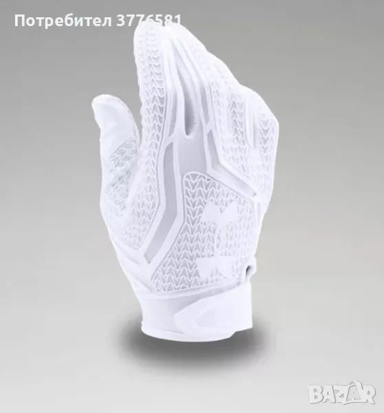 Дамски ръкавици Under Armour white gloves swarm, снимка 1