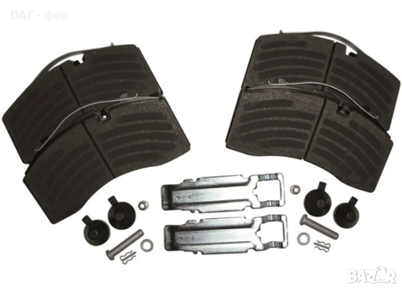 Комплект дискови накладки SAF ремарке 29171, 29158, 29271, снимка 1