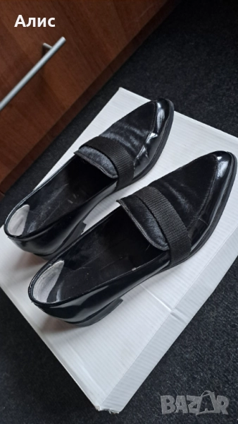 Обувки ест.лак, снимка 1