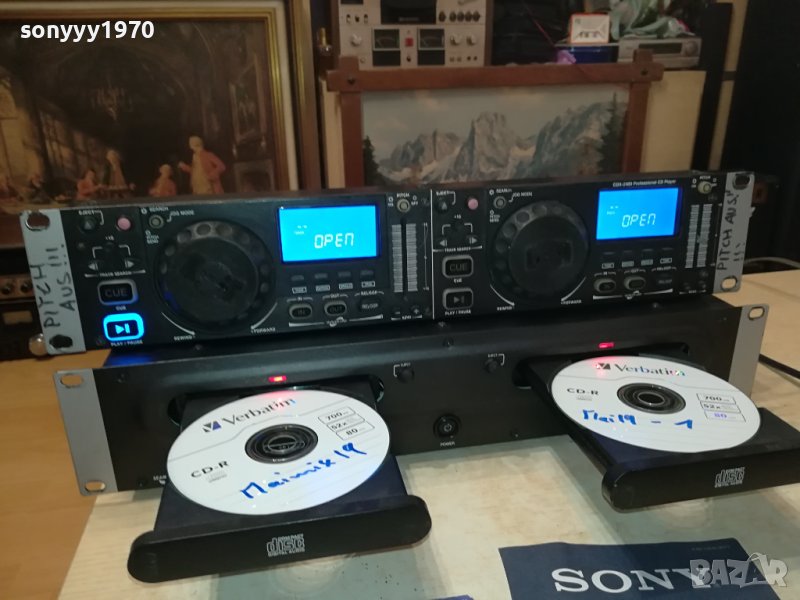 GEMINI X2 CD DJ PLAYER 0209231800LNV, снимка 1
