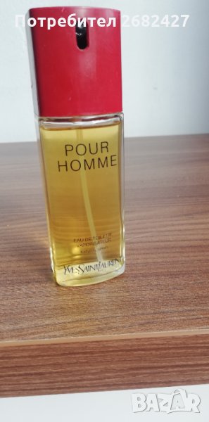 YSL Pour Homme 100mL 3.3oz Splash Vintage Yves Saint Laurent Eau de Toilette, снимка 1