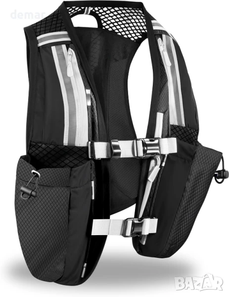 Suvistar 5L жилетка за бягане с 3 водоустойчиви джоба, държач за телефон, снимка 1