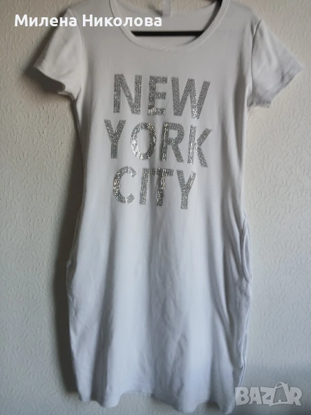 лятна еластична рокля М, снимка 1